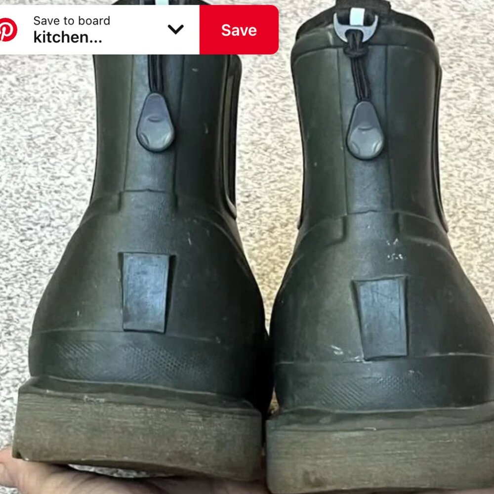 DryShod Sod Buster Waterproof Army Green Garden Work Boots Womens Size 10/10.5 - Picture 4 of 5